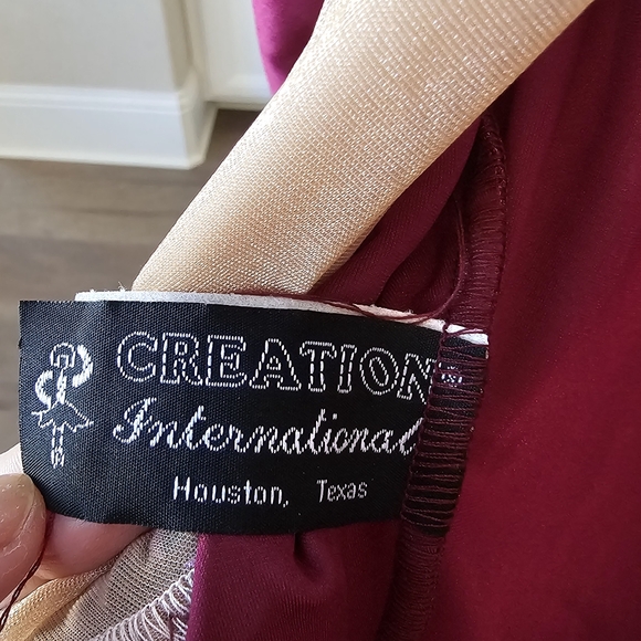 New Creation International Texas skating cristals  ice dance dress M - Picture 3 of 16